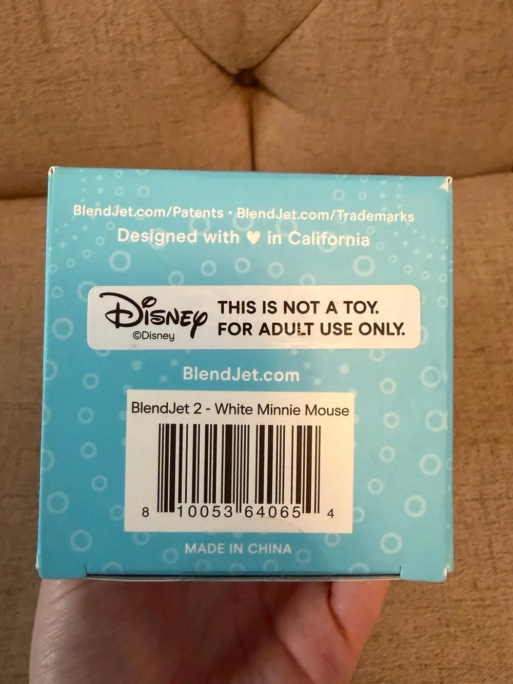 Disney Minnie Mouse BlendJet 2 Portable Blender White New in Box